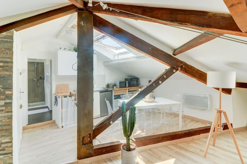 Ferienwohnung Joli Loft Mansarde Nizza Exterior foto